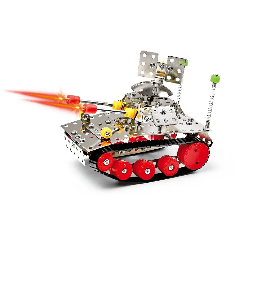 Set construire tanc, 193 piese, Multicolor