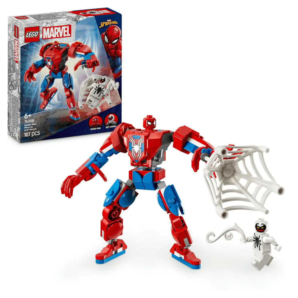 LEGO Marvel Robotul Omul Paianjen vs. Anti-Venom 76308