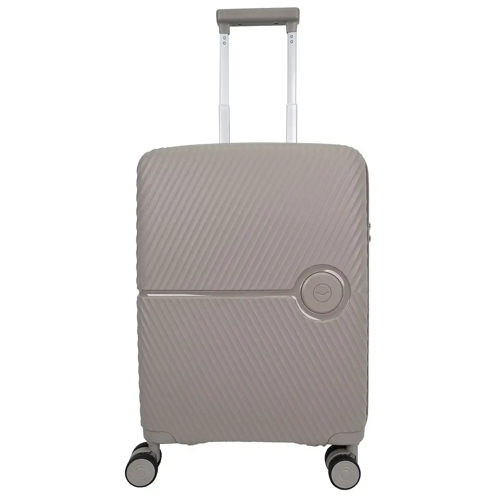 Troler cu 8 roti Carrefour Havana, ABS, 55 cm, Bej