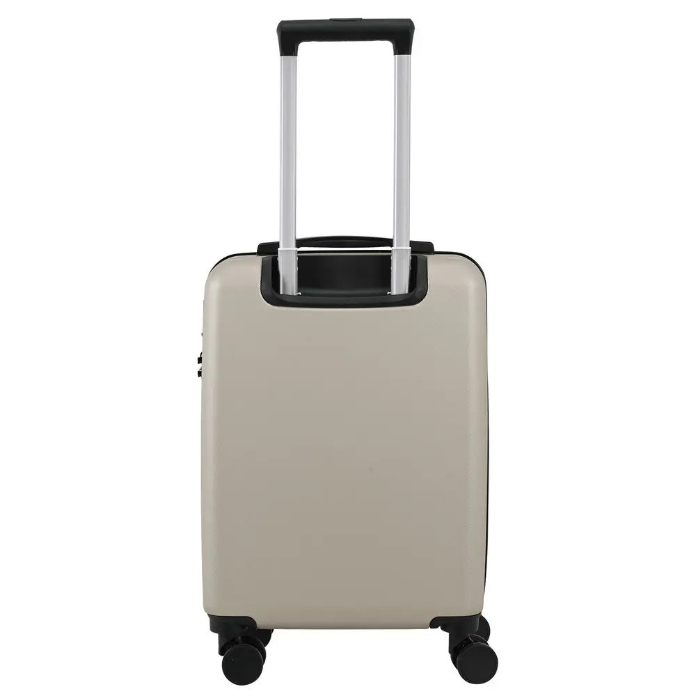 Troler cu 8 roti Carrefour New York, 55x35x20 cm, ABS, Sampanie