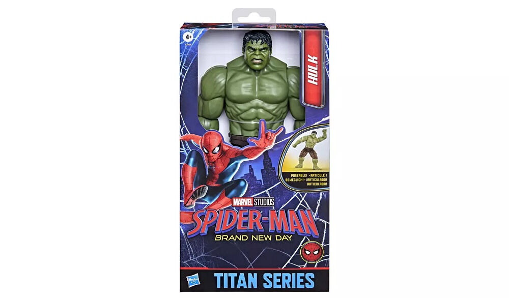 Figurina Spiderman Seria Titan Hulk, 29.7 cm, Multicolor