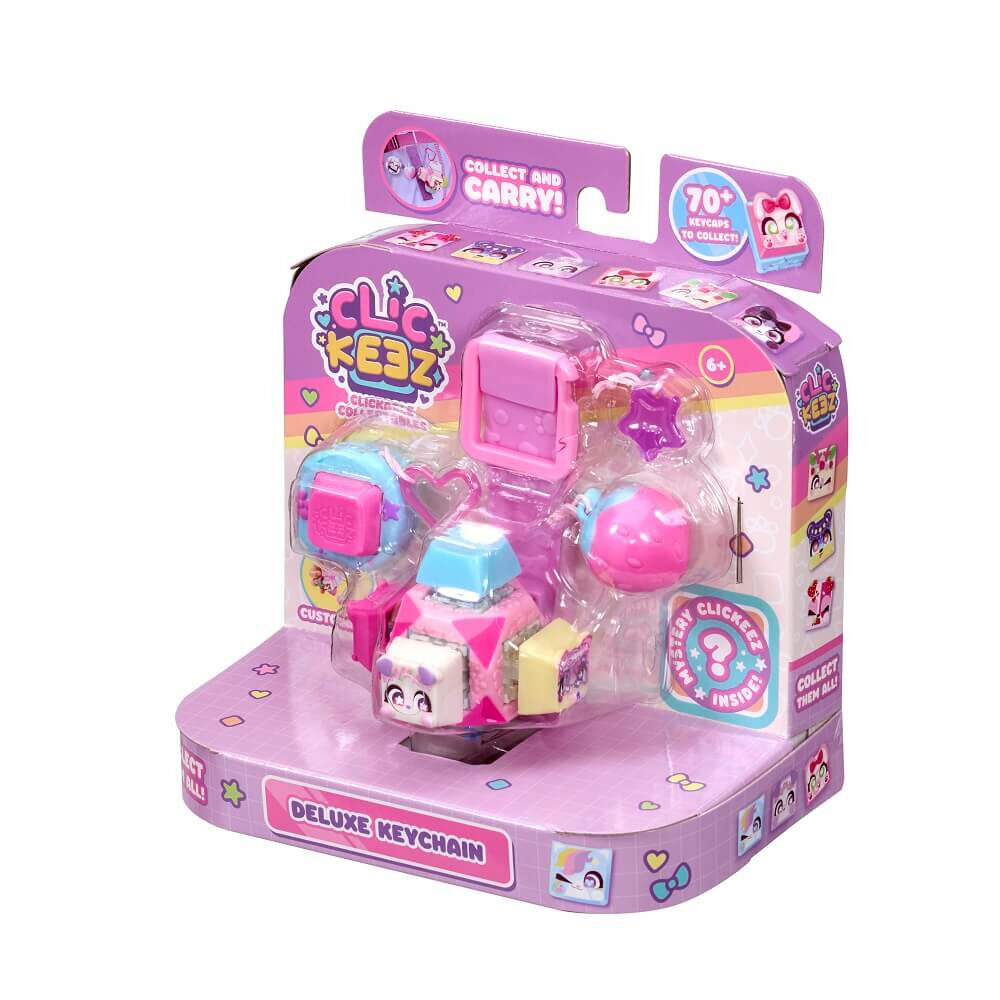 Breloc cu 13 accesorii Clickeez, Multicolor