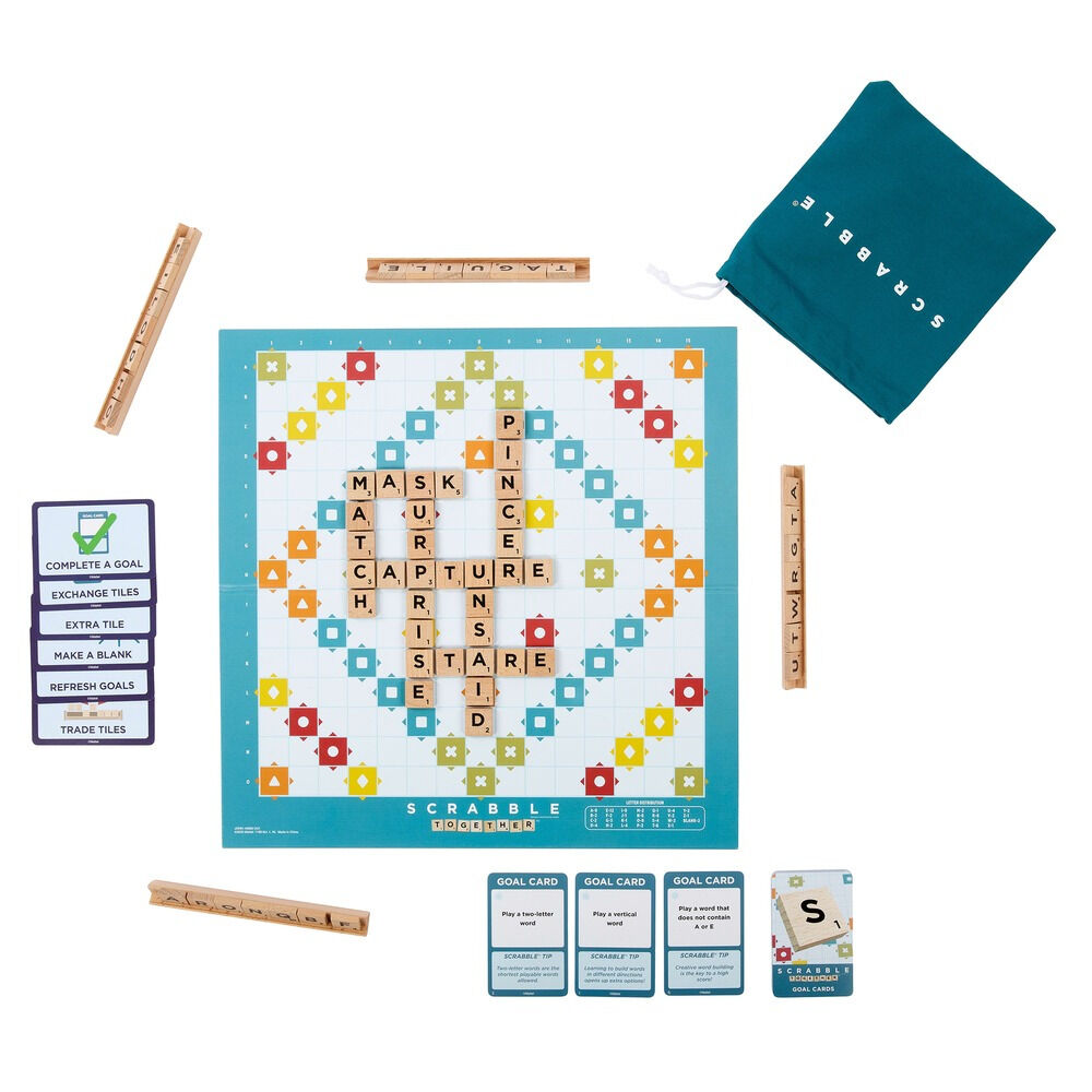 Joc de societate lemn Scrabble JLJ65, versiune romana