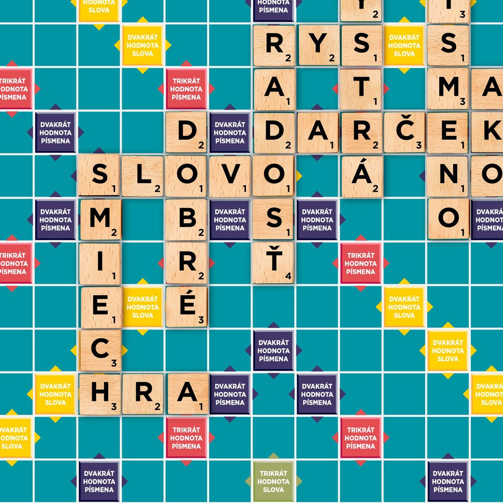 Joc de societate lemn Scrabble JLJ65, versiune romana