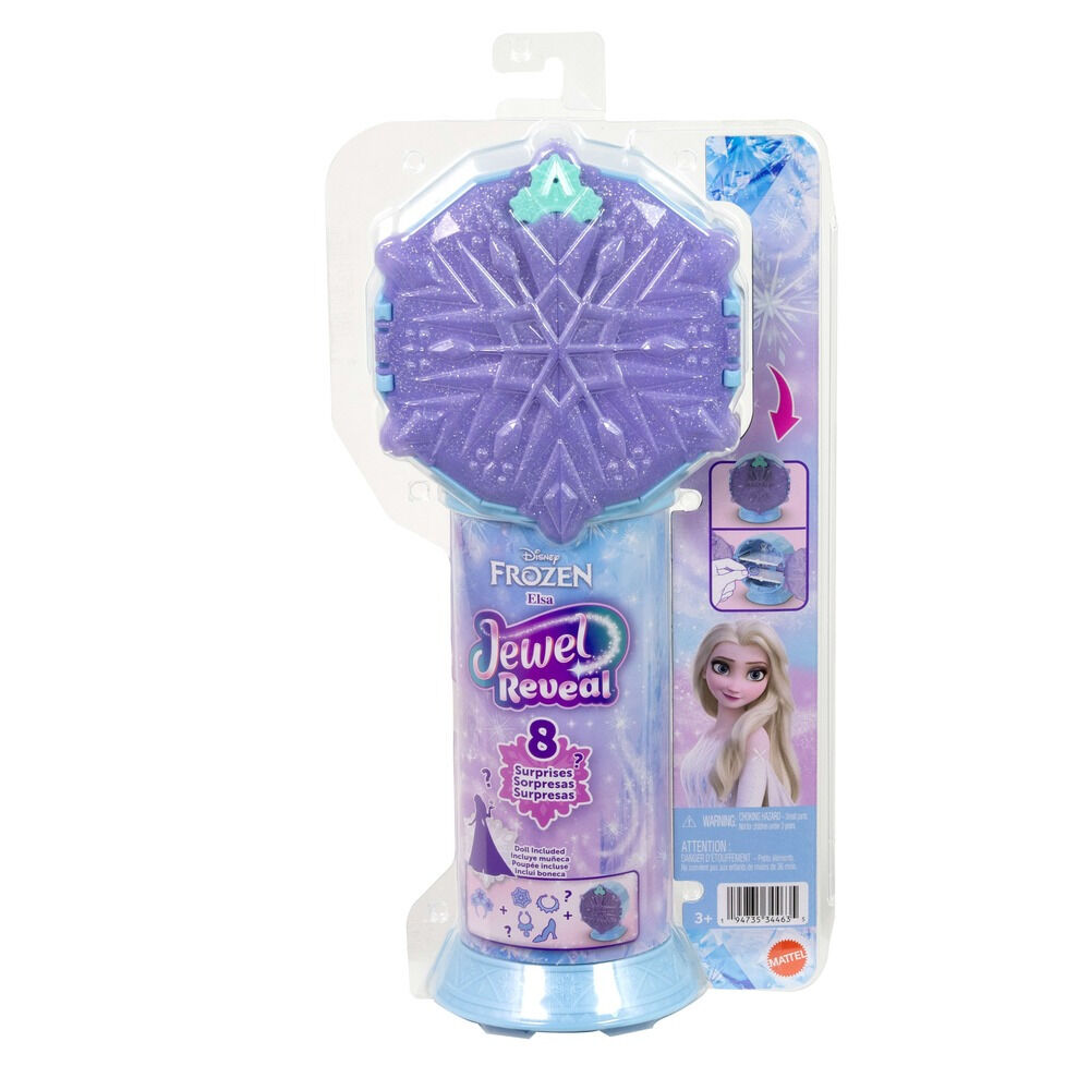 Papusa Disney Frozen II Dezvaluirea Nestematei Elsa JJY36, Multicolor