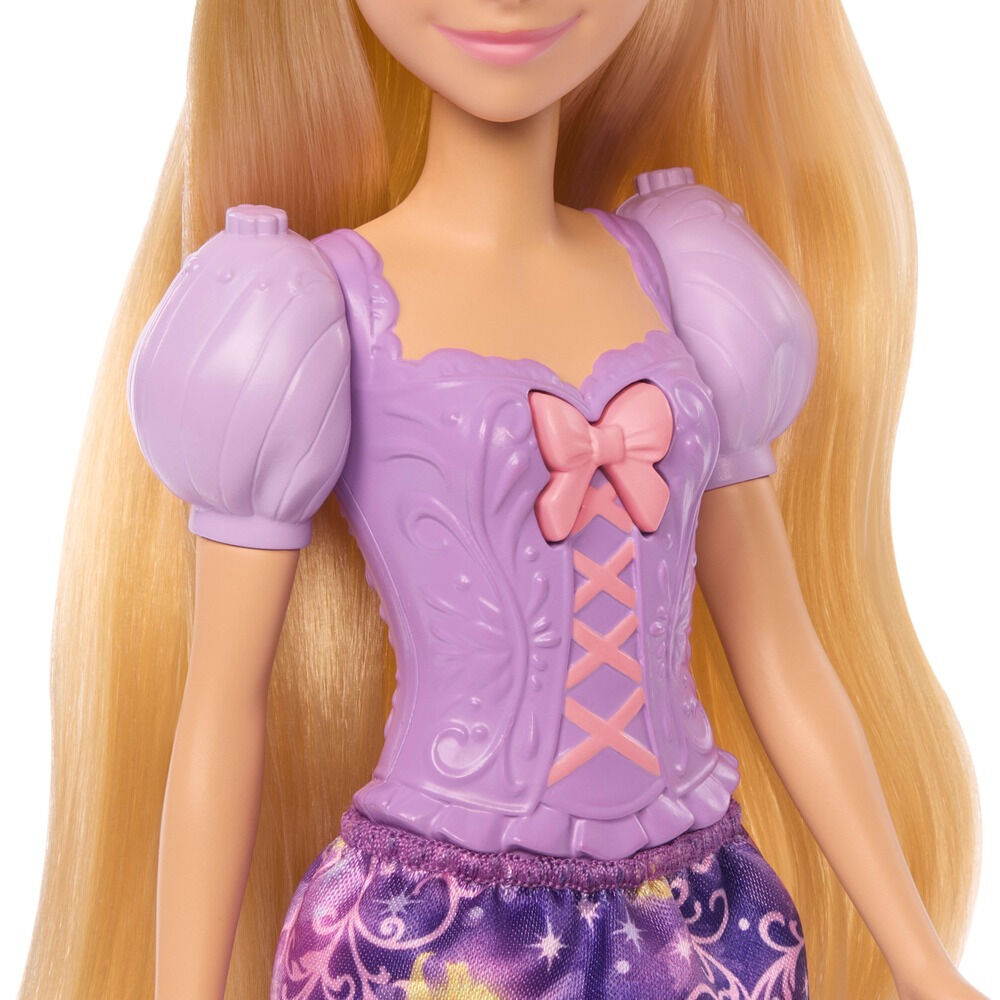 Papusa interactiva Disney Princess Rapunzel JHL46, cu par magic si accesorii, Multicolor