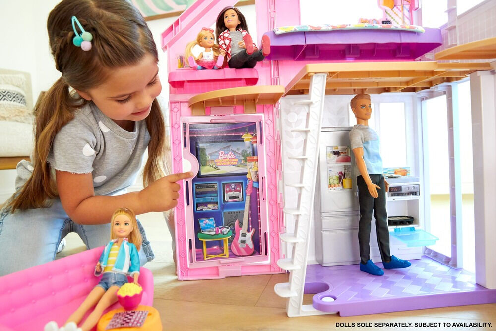Casa din Malibu a lui Barbie FXG57, Multicolor