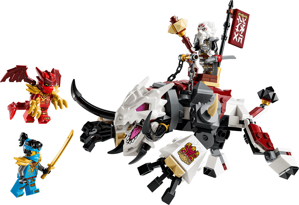 LEGO NINJAGO Zilvar si monstrul dragon Grimtak 71863
