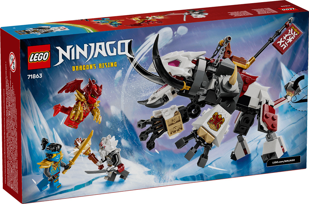 LEGO NINJAGO Zilvar si monstrul dragon Grimtak 71863