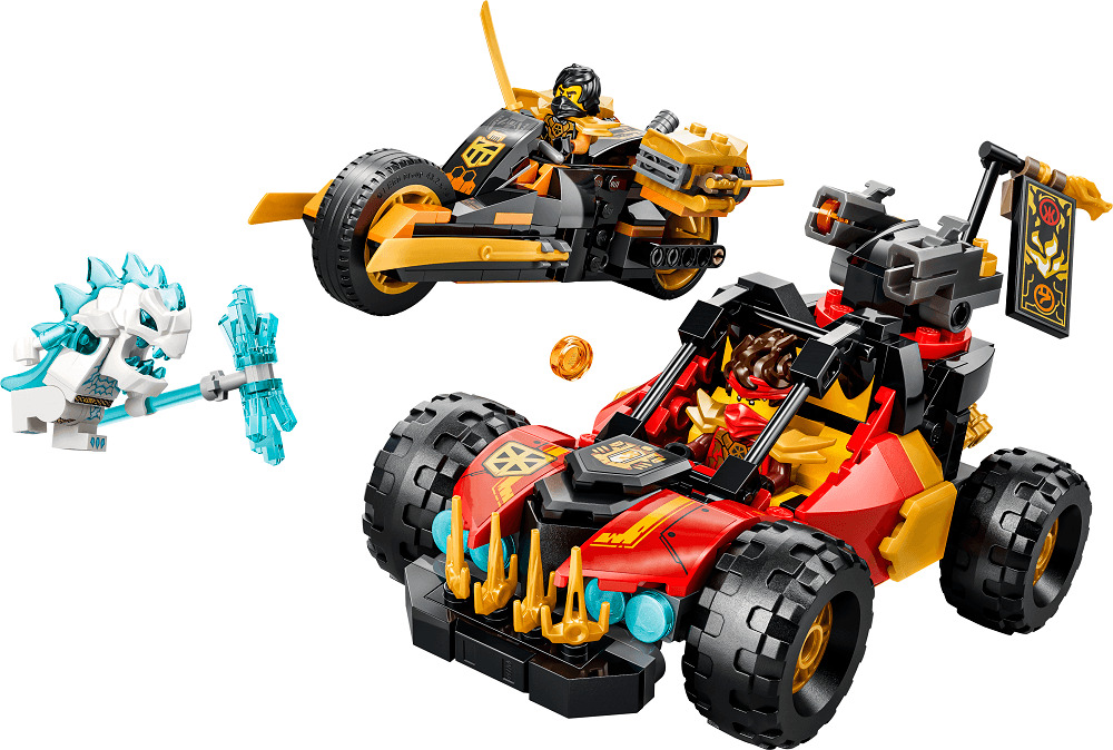 LEGO NINJAGO Vehiculele transformabile ale lui Kai si Cole 71864