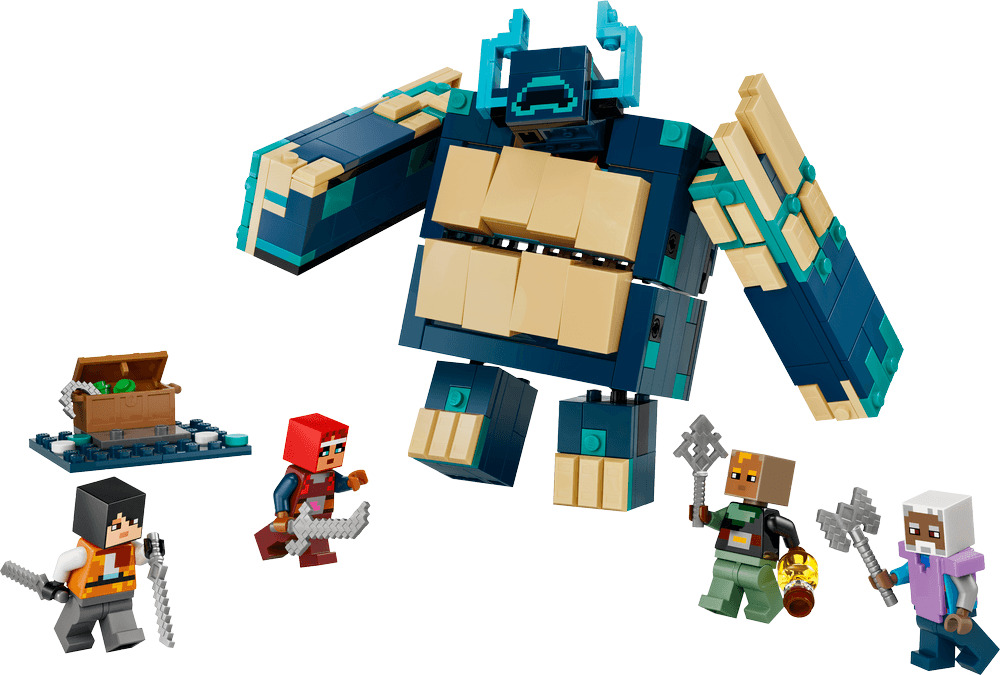 LEGO Minecraft Batalia cu Gardianul distorsionat 21591