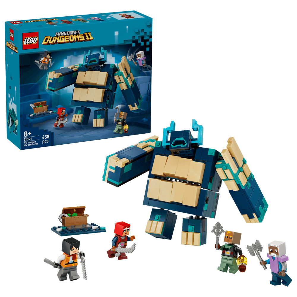 LEGO Minecraft Batalia cu Gardianul distorsionat 21591