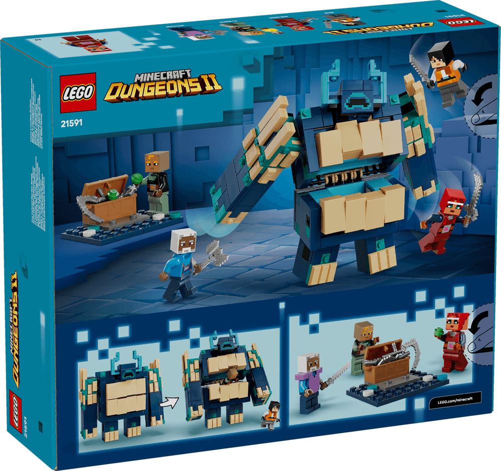 LEGO Minecraft Batalia cu Gardianul distorsionat 21591