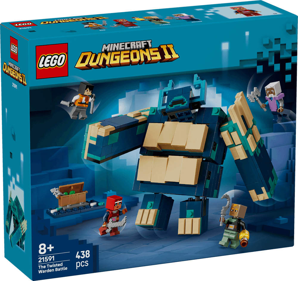LEGO Minecraft Batalia cu Gardianul distorsionat 21591