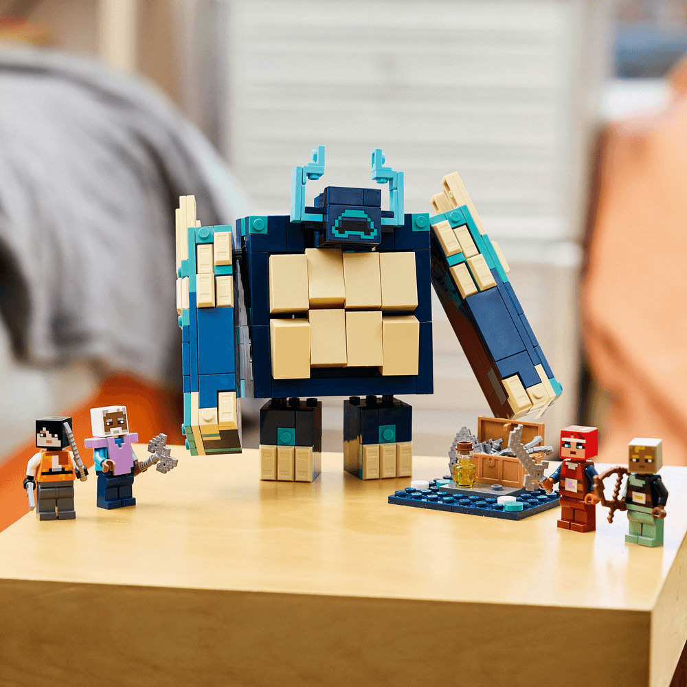 LEGO Minecraft Batalia cu Gardianul distorsionat 21591