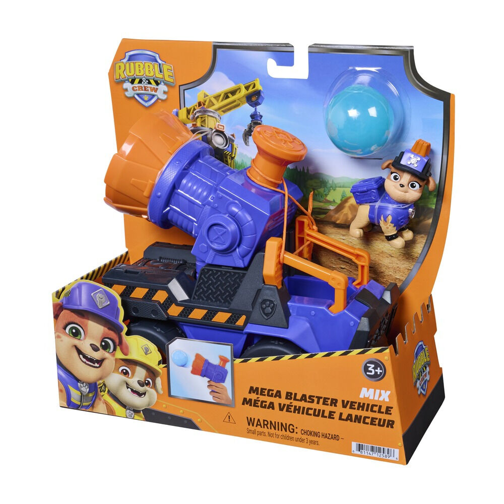 Mega Blaster-ul lui Mix Rubble si echipa, Multicolor