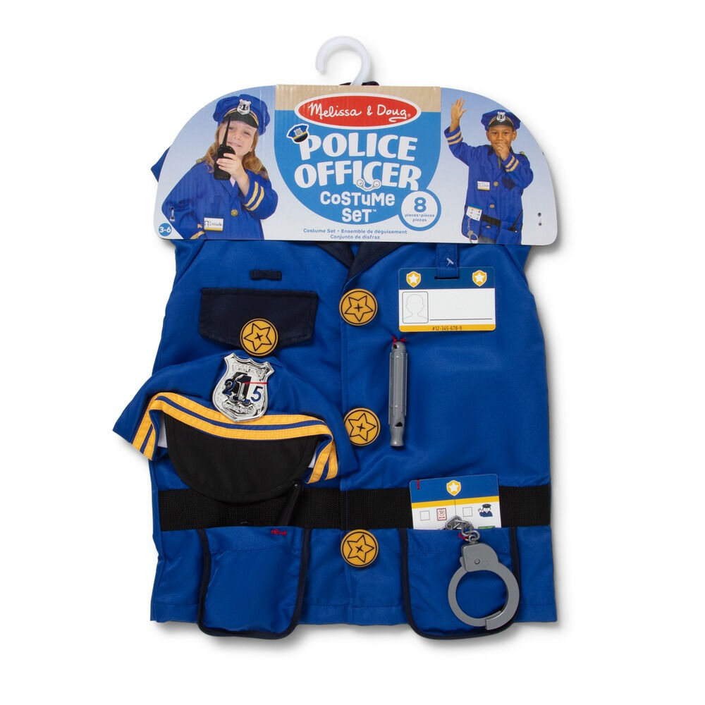 Costum politist Melissa&Doug, Multicolor
