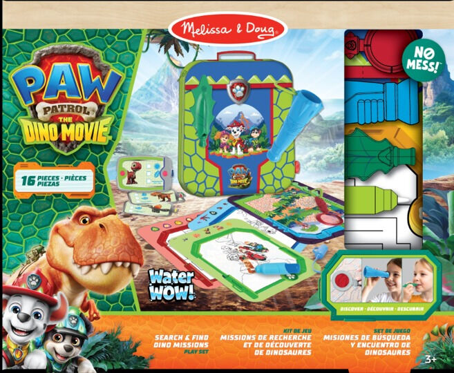 Set de aventura Melissa&Doug Paw Patrol Dino film, 16 piese, Multicolor