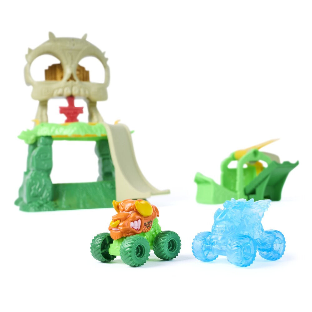 Set de joaca cu mini vehicule Monster Jam, Multicolor