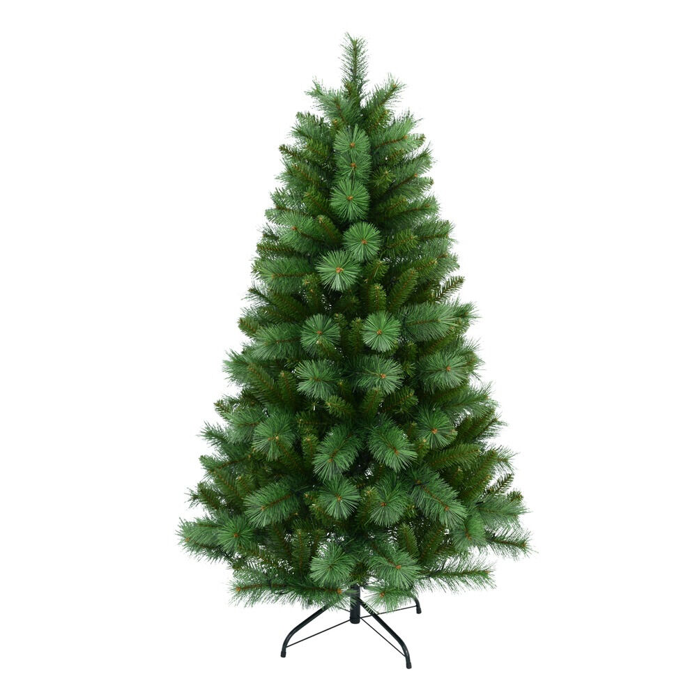 Brad Craciun cu 196 LED-uri Carrefour, PVC, 150 cm, Verde