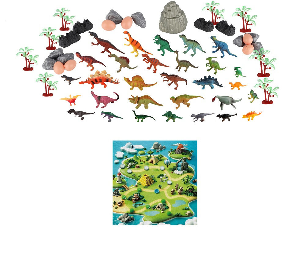 Set dinozauri 58 piese