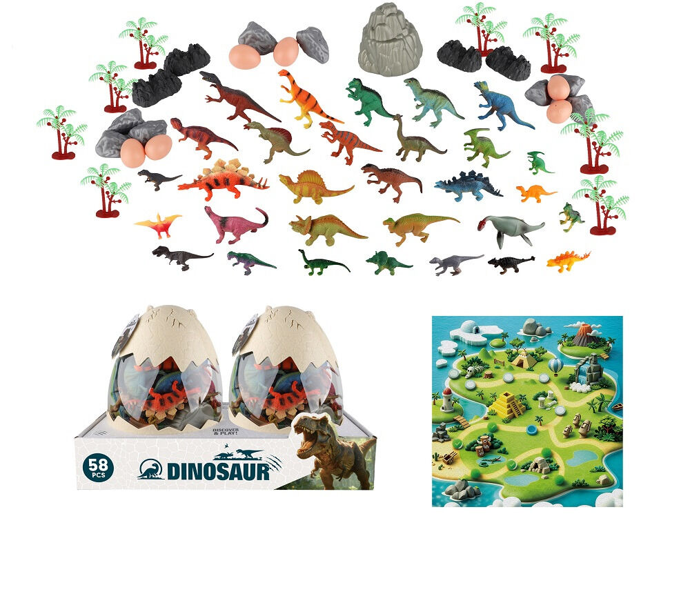 Set dinozauri 58 piese