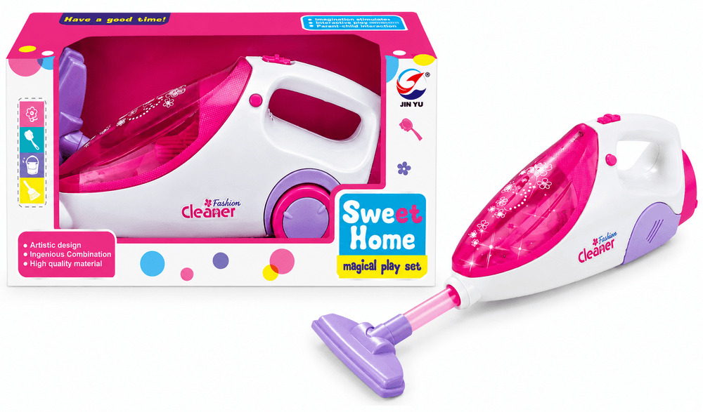 Aspirator de jucarie, cu functie de aspirare si bile de polistiren, Multicolor