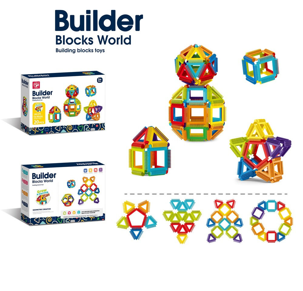 Set forme magice, 20 piese, Multicolor