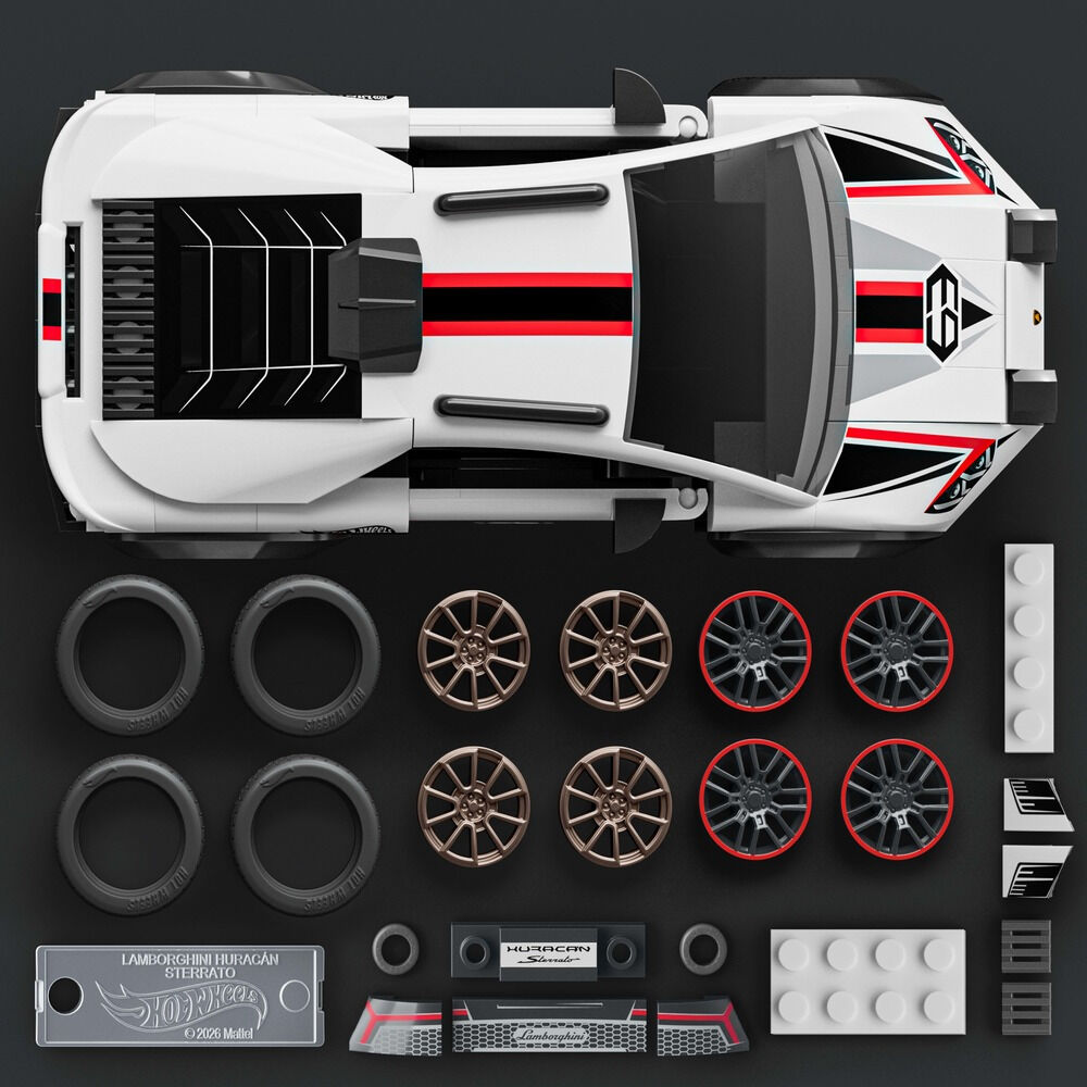 Set constructie Mattel Brick Shop Lamborghini Huracan JHG75, 268 piese