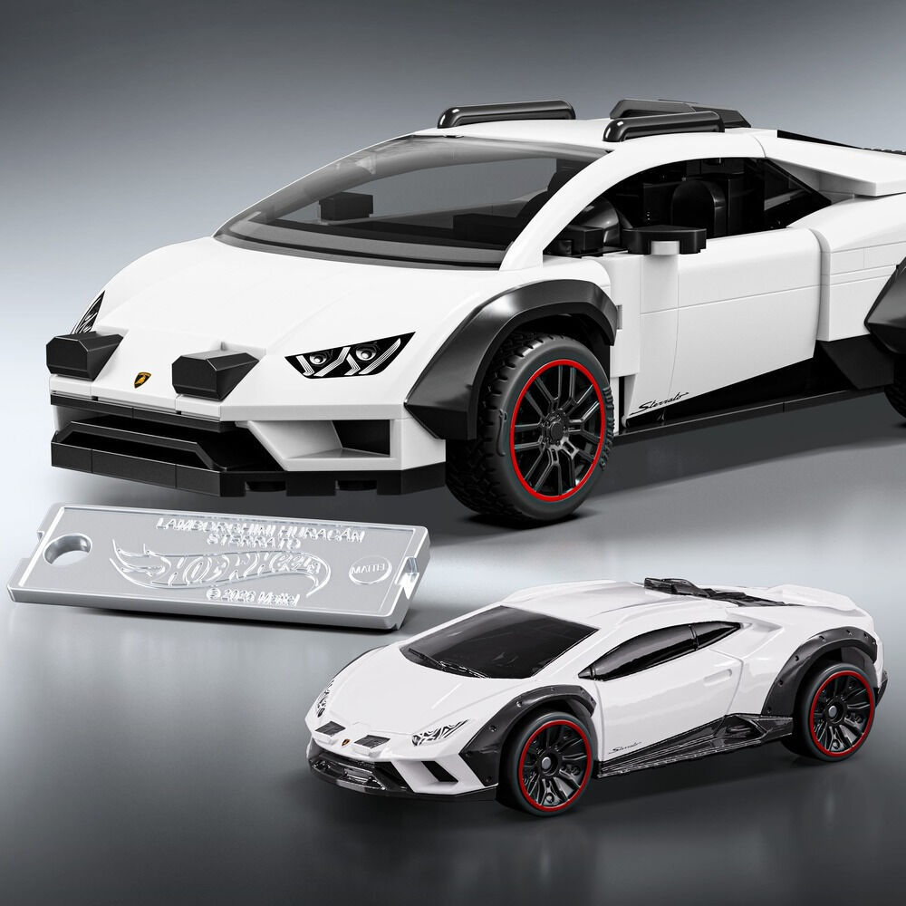 Set constructie Mattel Brick Shop Lamborghini Huracan JHG75, 268 piese