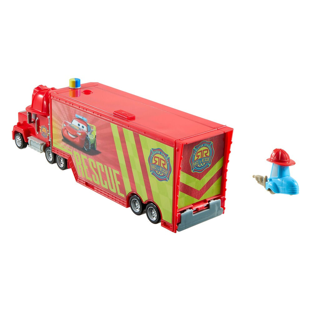 Centru mobil de salvare si reparatii Disney Cars Mack JMT58, Multicolor