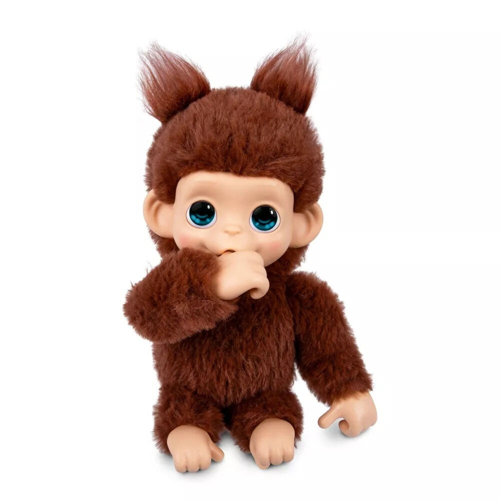 Maimutica de plus Little Live Pets My Baby Monkey Minies Chikki Cherry, Maro