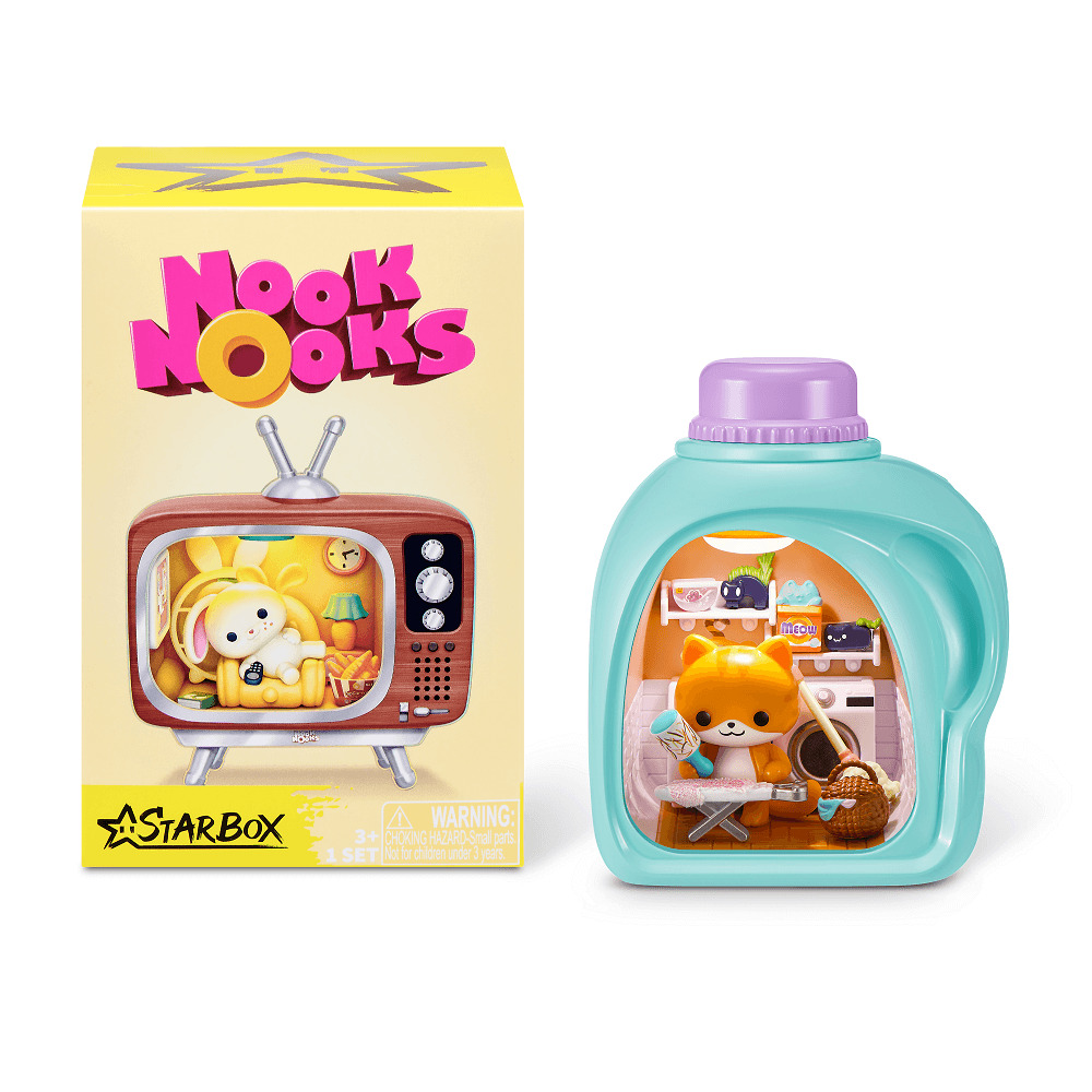 Figurina surpriza Nook Nooks, diverse modele, Multicolor