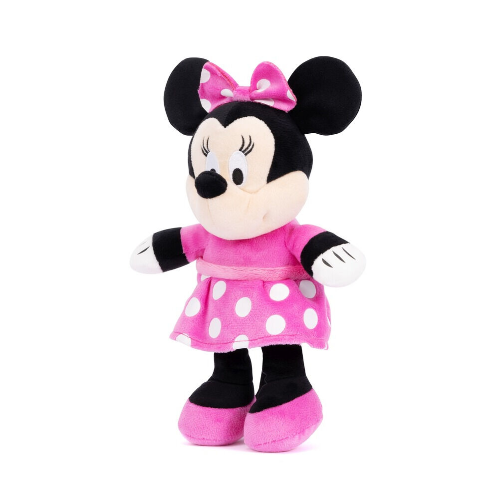 Jucarie de plus Disney Minnie Flopsie, 28 cm, Multicolor