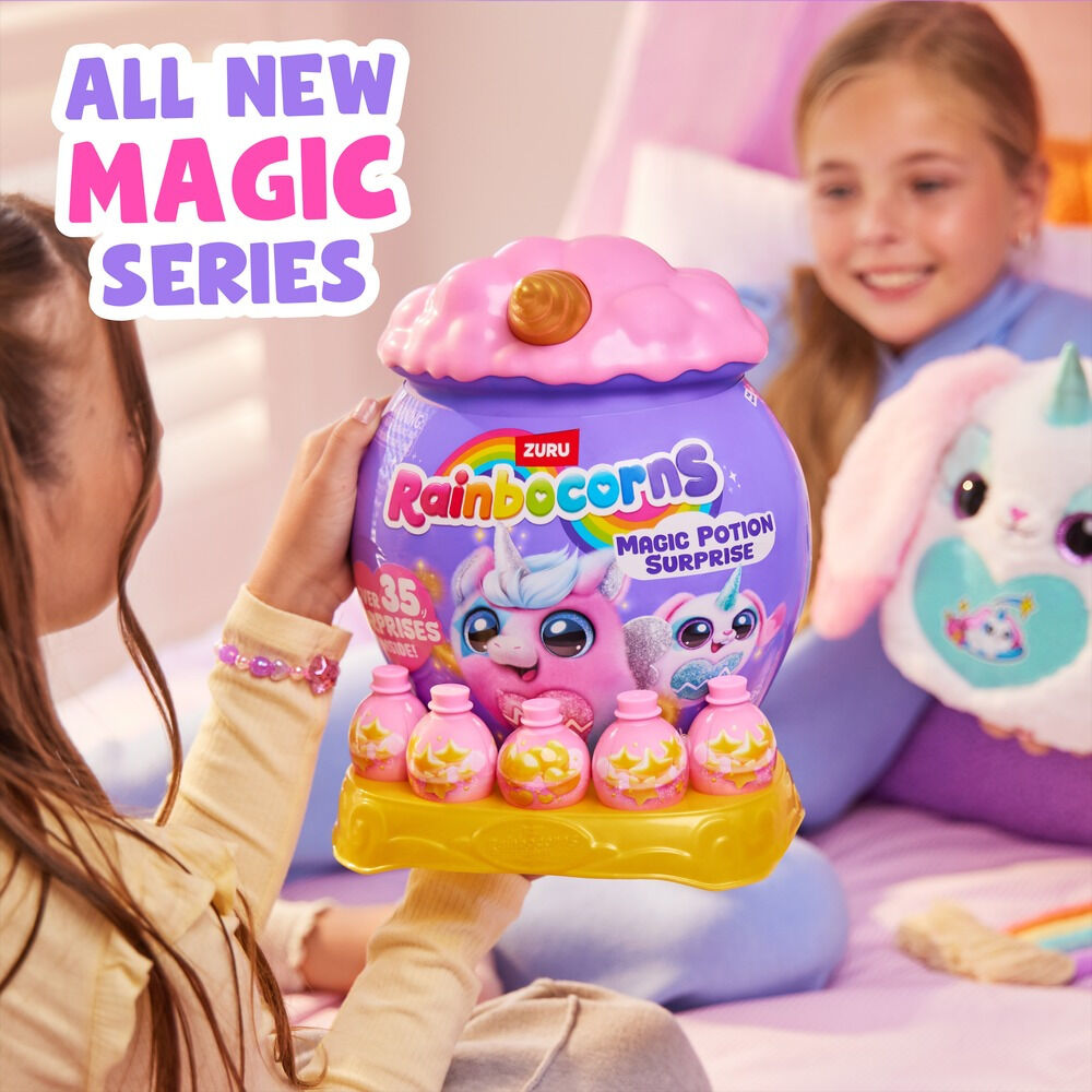 Jucarie de plus surpriza Rainbocorns Eggzania Pisicute, diverse modele, Multicolor