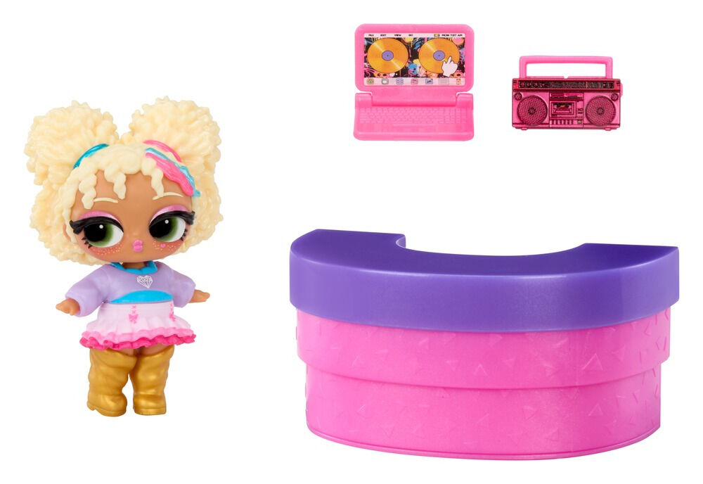 Set de joaca LOL Surprize Furniture Music Festival, diverse modele, Multicolor