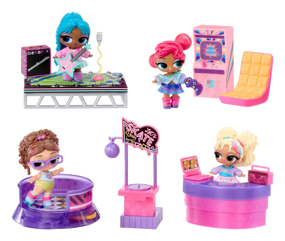 Set de joaca LOL Surprize Furniture Music Festival, diverse modele, Multicolor