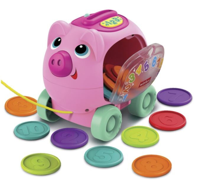 Jucarie Pusculita pentru numarare cu muzica Winfun, Multicolor