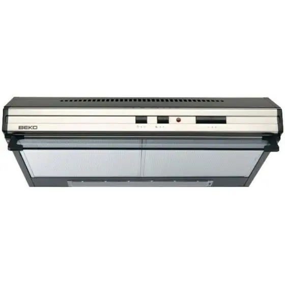Hota traditionala Beko CFB6433X, Putere de absorbtie 380 m3/h, 2 motoare, 238W, Inox