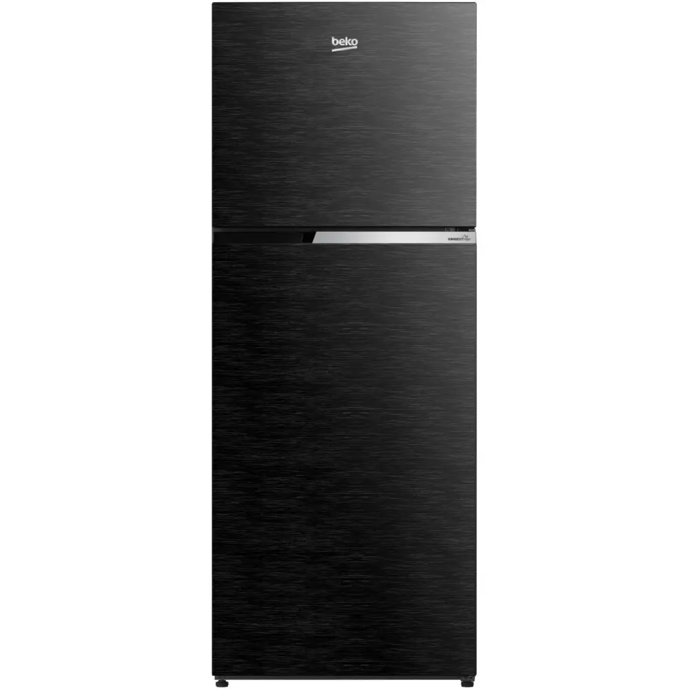 Frigider cu doua usi Beko RDNT401I30WBN, 375 Litri, NeoFrost Dual Cooling, HarvestFresh, Display touch control, Clasa F, H 172 cm, Negru