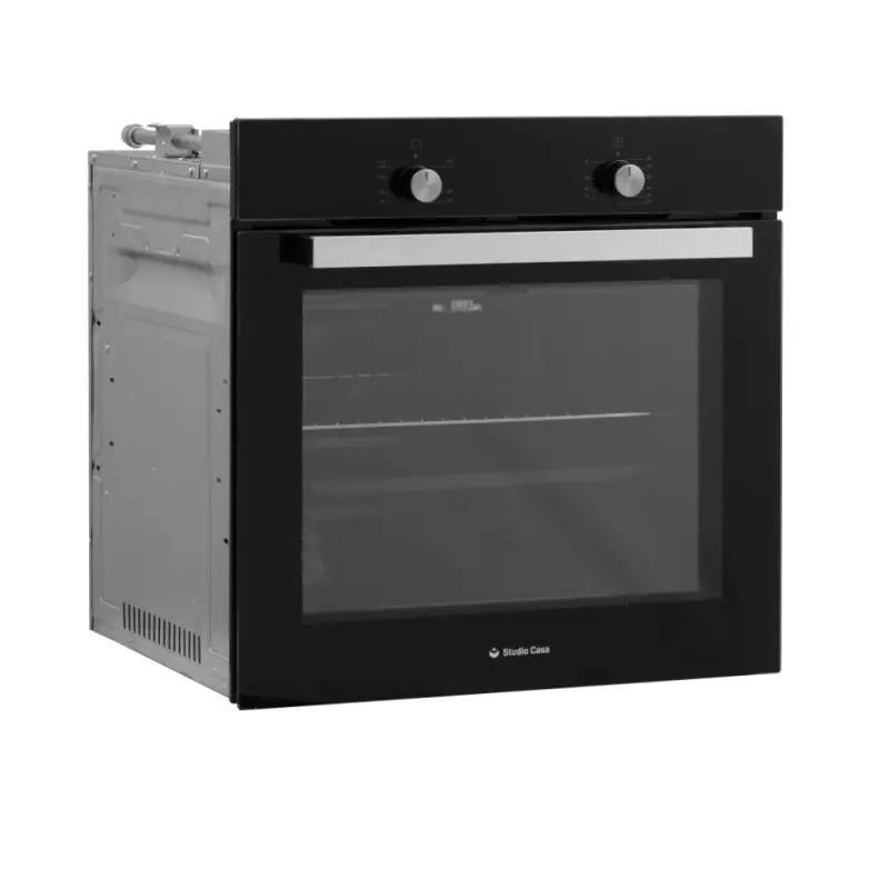 Cuptor incorporabil gaz Studio Casa Lara, 56 L, Negru