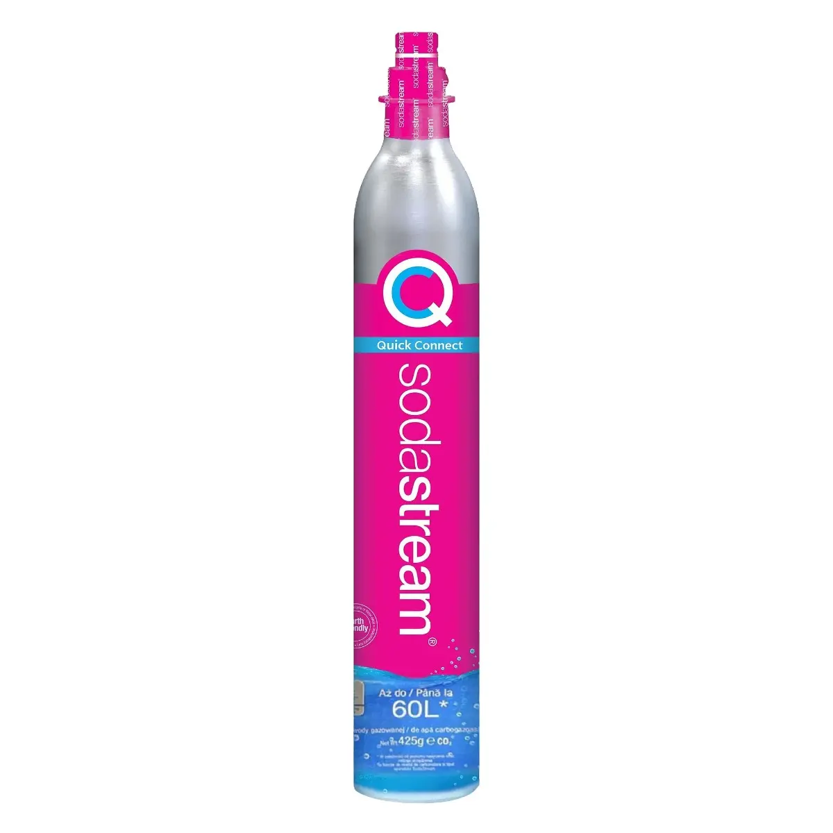 Aparat sifon Terra, 3 sticle incluse, Negru, SodaStream