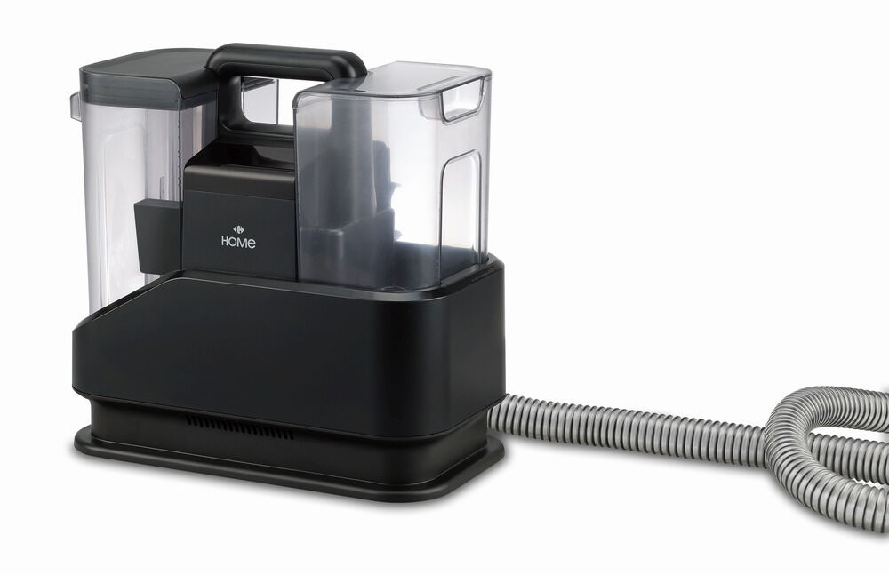 Aparat de curatat pete cu abur fierbinte Carrefour Home, 3 accesorii, 4 moduri, 1650 W, Negru