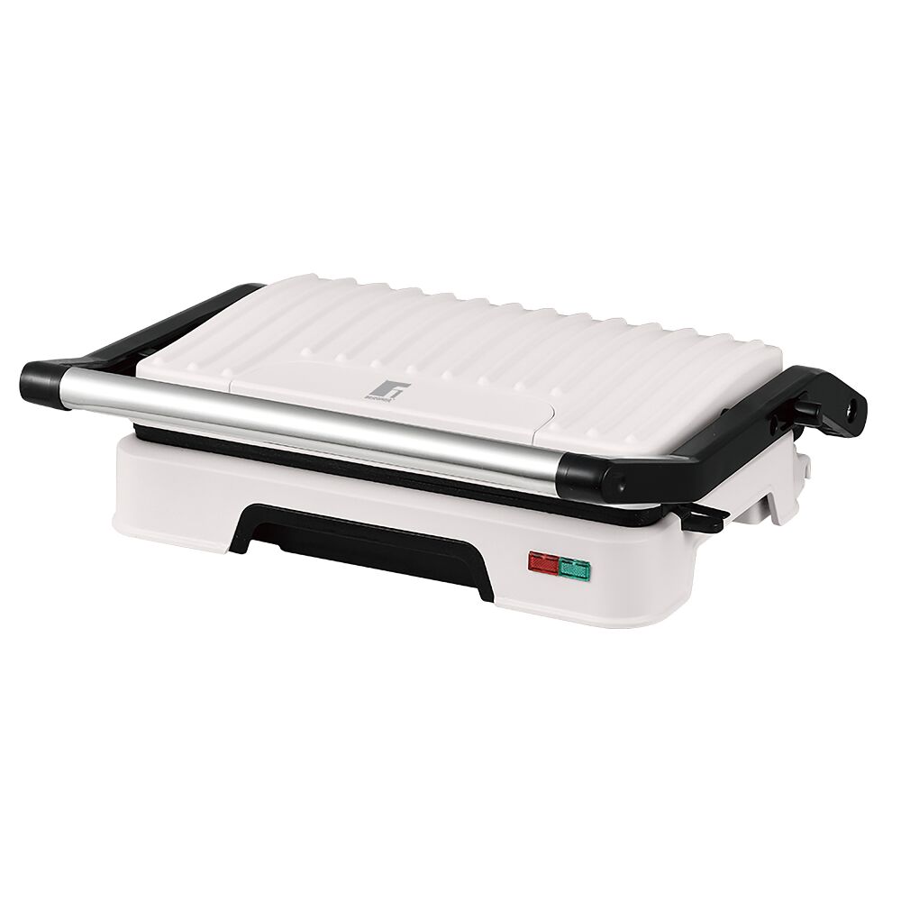 Grill electric Lines BG-51181-WH-RO, 850 W, Alb