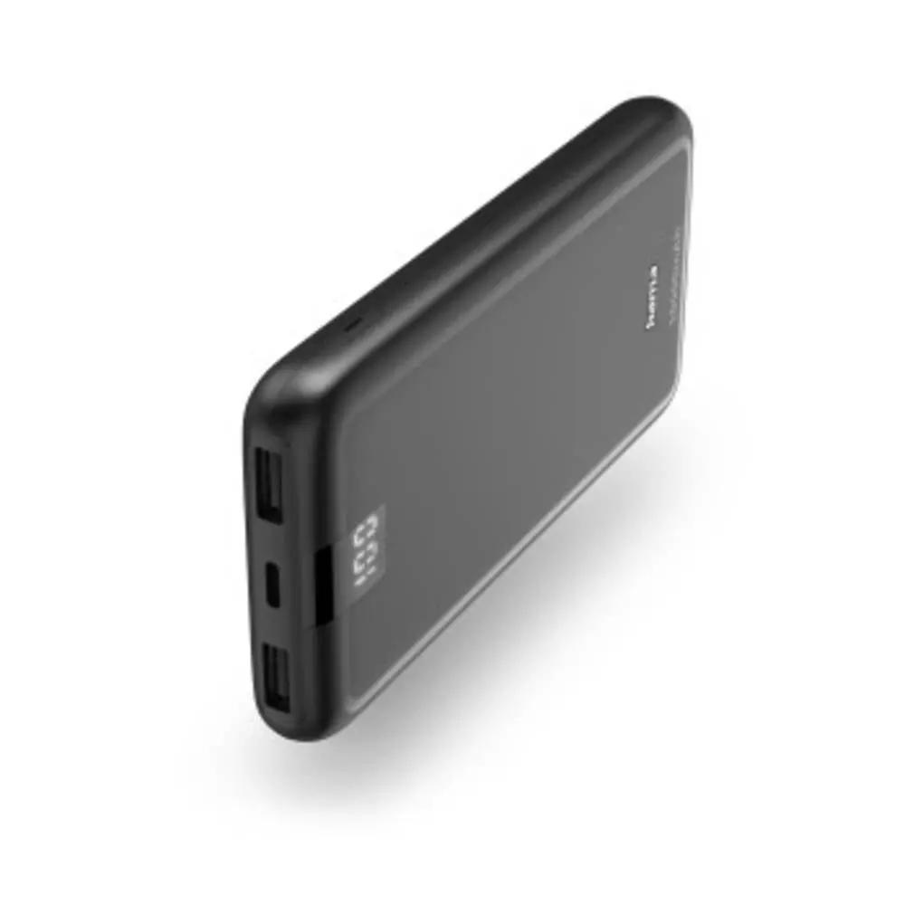 Power bank Hama, 10000 mAh, Fast Charge, LiPo, Anthracite