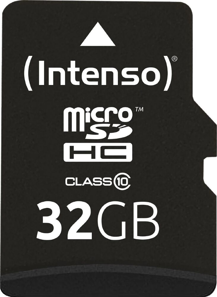 Card de memorie Intenso, 32GB, microSDHC, Clasa 10 + Adaptor SD