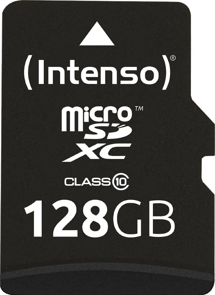 Card de memorie Intenso, 128GB, microSDXC, Clasa 10 + Adaptor SD