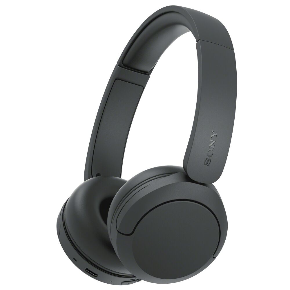 Casti wireless Sony WH-CH530B, Multipoint, autonomie 55 ore, Negru