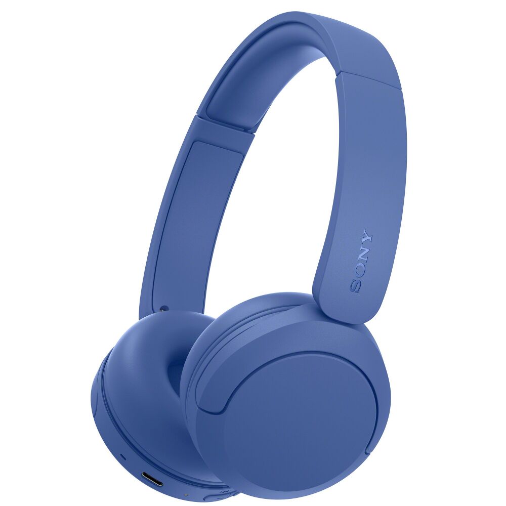 Casti wireless Sony WH-CH530L, Multipoint, autonomie 55 ore, Albastru