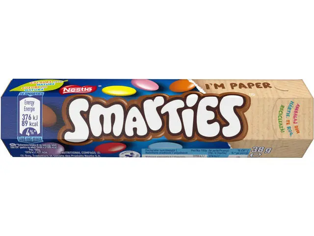 Bomboane Smarties de ciocolata cu lapte 38 g